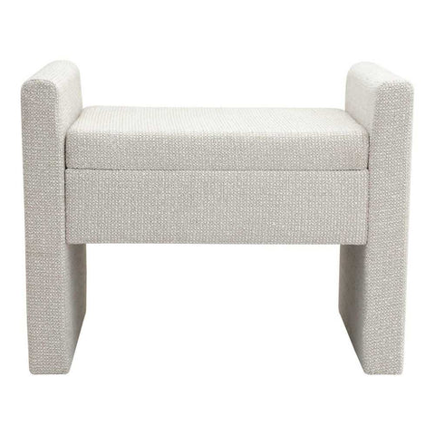 Brigitte Stool - Speckle Ecru - Ottomans and Stools - Eleganté