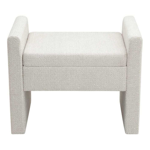 Brigitte Stool - Speckle Ecru - Ottomans and Stools - Eleganté