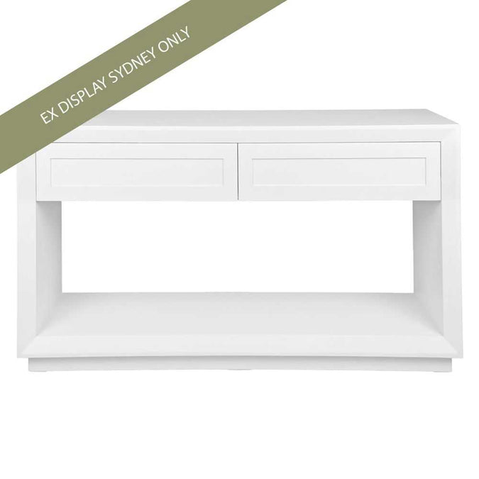 Balmain Console Table - Large White - OUTLET NSW