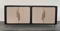 Leafa 193cm Buffet - Black - OUTLET NSW