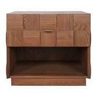 Desmond 57x51cm 1 Drawer Bedside Table - OUTLET NSW