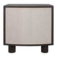 Bessie 55x55.5cm 1 Door Bedside Table - Natural Oak - OUTLET NSW