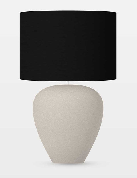 Picasso Table Lamp - Natural w Black Shade