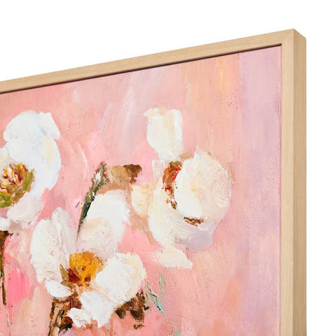 Faded Flora 80x100cm Canvas Painting - Canvas Paintings, Oils, Prints, Wall Art - Eleganté