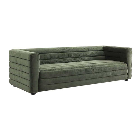 Colorado 3 Seater Sofa - Satin Moss Velvet - Colorado 3 Seater Sofa - Satin Moss Velvet - Eleganté