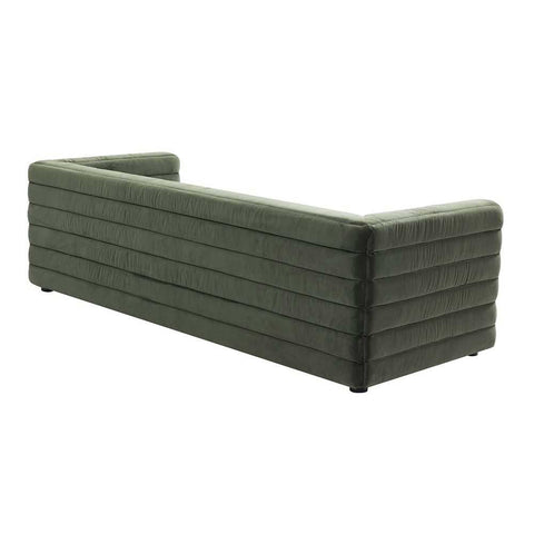 Colorado 3 Seater Sofa - Satin Moss Velvet - Colorado 3 Seater Sofa - Satin Moss Velvet - Eleganté