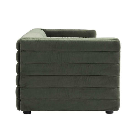 Colorado 3 Seater Sofa - Satin Moss Velvet - Colorado 3 Seater Sofa - Satin Moss Velvet - Eleganté