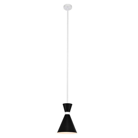Oslo Pendant - Black w White - Oslo Pendant - Black w White - Eleganté