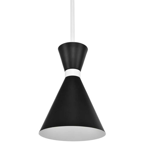 Oslo Pendant - Black w White - Oslo Pendant - Black w White - Eleganté