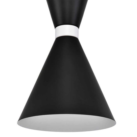 Oslo Pendant - Black w White - Oslo Pendant - Black w White - Eleganté