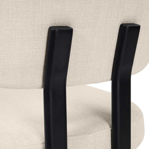 Stuart Dining Chair - Natural Chenille - Dining Chairs - Eleganté