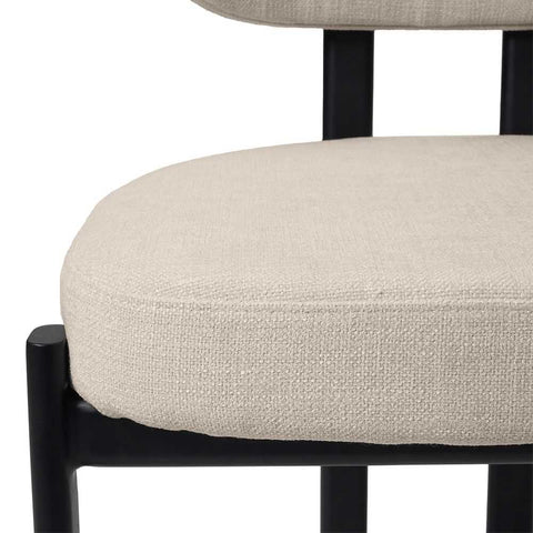 Stuart Dining Chair - Natural Chenille - Dining Chairs - Eleganté