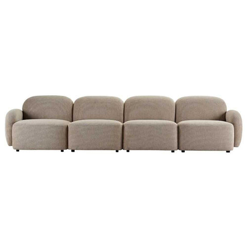 Ramona Modular 4 Seater Sofa - Taupe - Ramona Modular 4 Seater Sofa - Taupe - Eleganté