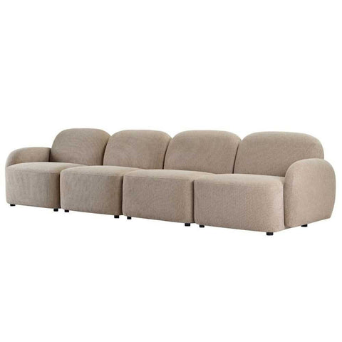 Ramona Modular 4 Seater Sofa - Taupe - Ramona Modular 4 Seater Sofa - Taupe - Eleganté