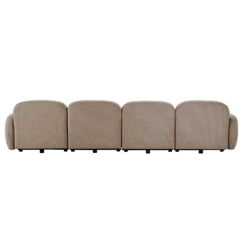 Ramona Modular 4 Seater Sofa - Taupe - Ramona Modular 4 Seater Sofa - Taupe - Eleganté