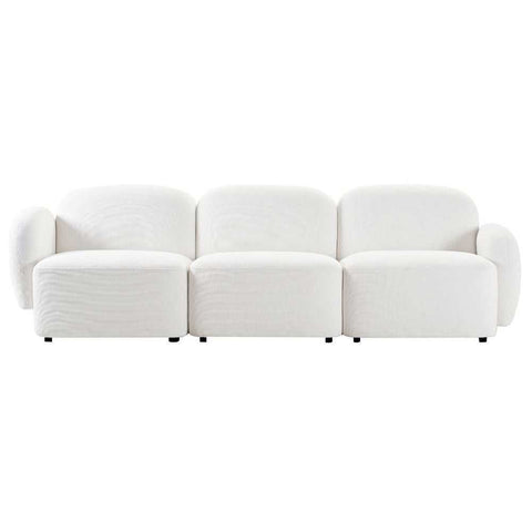 Ramona Modular 3 Seater Sofa - White - Ramona Modular 3 Seater Sofa - White - Eleganté