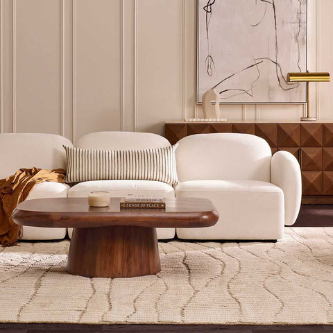Ramona Modular 3 Seater Sofa - White - Ramona Modular 3 Seater Sofa - White - Eleganté