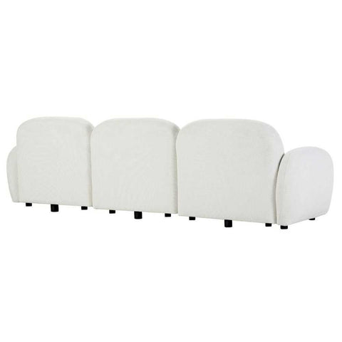 Ramona Modular 3 Seater Sofa - White - Ramona Modular 3 Seater Sofa - White - Eleganté
