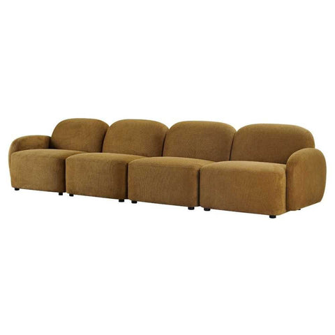 Ramona Modular 4 Seater Sofa - Toffee - Ramona Modular 4 Seater Sofa - Toffee - Eleganté