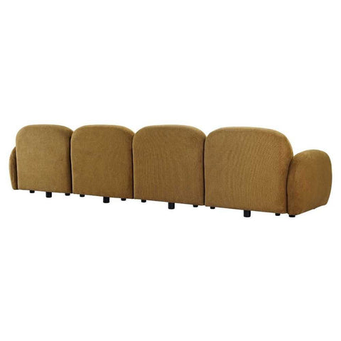 Ramona Modular 4 Seater Sofa - Toffee - Ramona Modular 4 Seater Sofa - Toffee - Eleganté