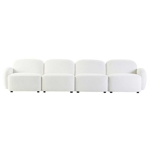 Ramona Modular 4 Seater Sofa - White - Ramona Modular 4 Seater Sofa - White - Eleganté