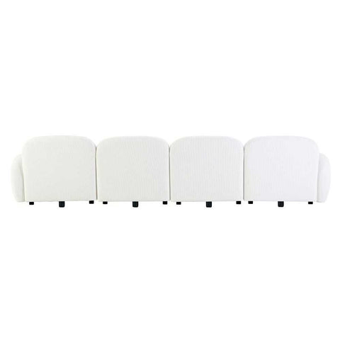 Ramona Modular 4 Seater Sofa - White - Ramona Modular 4 Seater Sofa - White - Eleganté