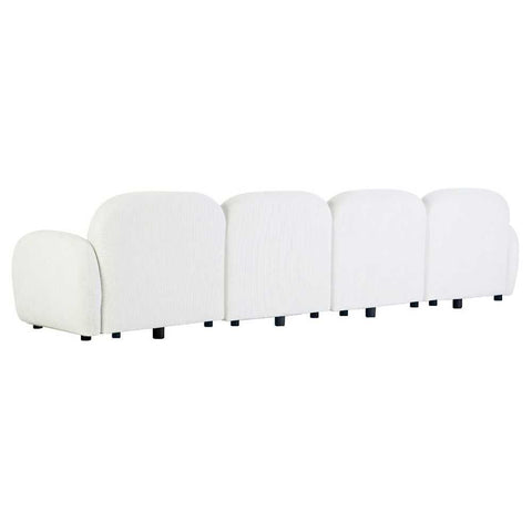 Ramona Modular 4 Seater Sofa - White - Ramona Modular 4 Seater Sofa - White - Eleganté
