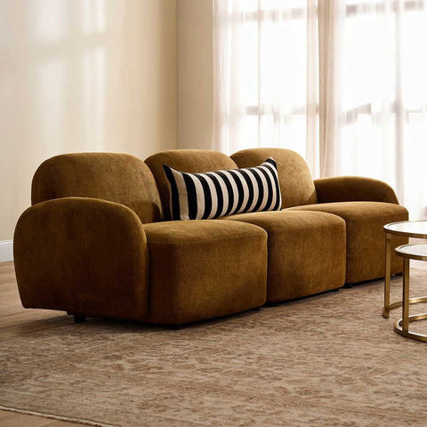 Ramona Modular 3 Seater Sofa - Toffee - Ramona Modular 3 Seater Sofa - Toffee - Eleganté