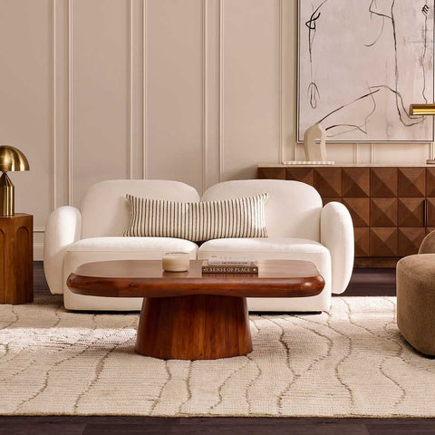 Ramona Modular 2 Seater Sofa - White - Ramona Modular 2 Seater Sofa - White - Eleganté