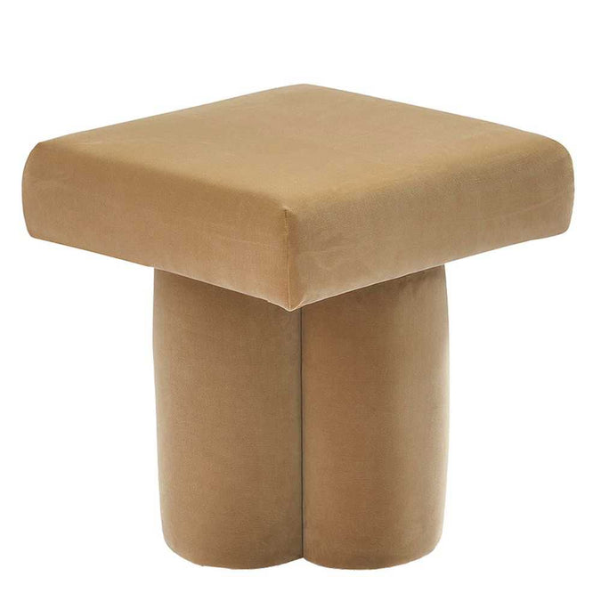 Ace Stool - Ochre Velvet - - Eleganté