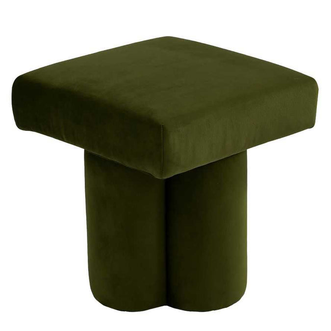 Ace Stool - Olive Velvet - - Eleganté