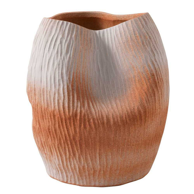 Maeve Porcelain Vase - Medium Terracotta - - Eleganté