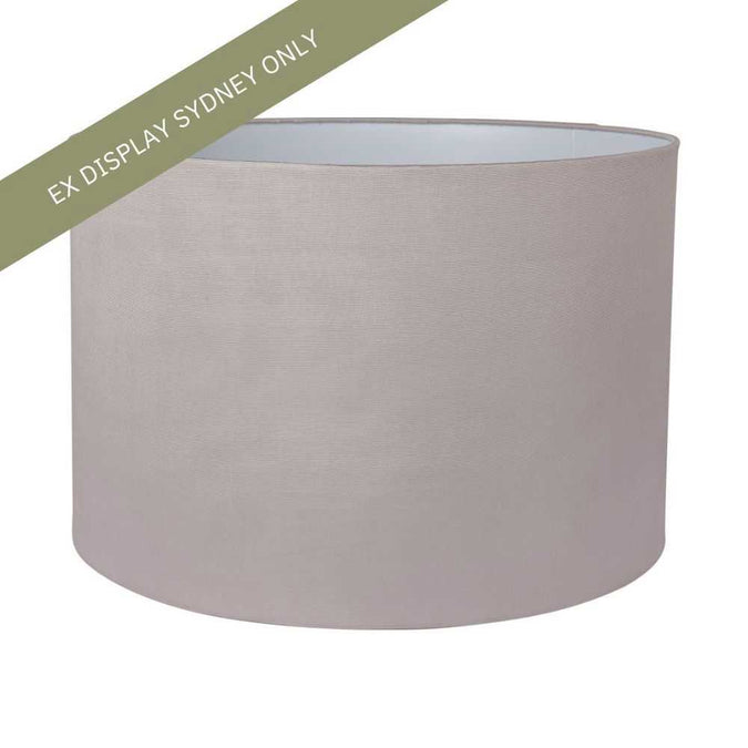 Acier Table Drum Shade - Taupe - - Eleganté