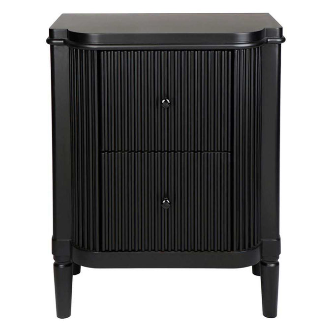 Arielle Bedside Table - Black - - Eleganté