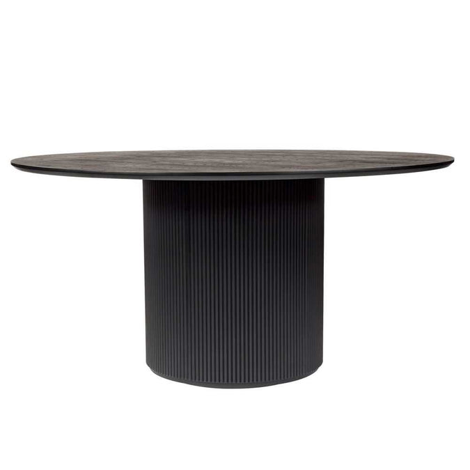 Arlo Round Dining Table - 1.5m Black - - Eleganté