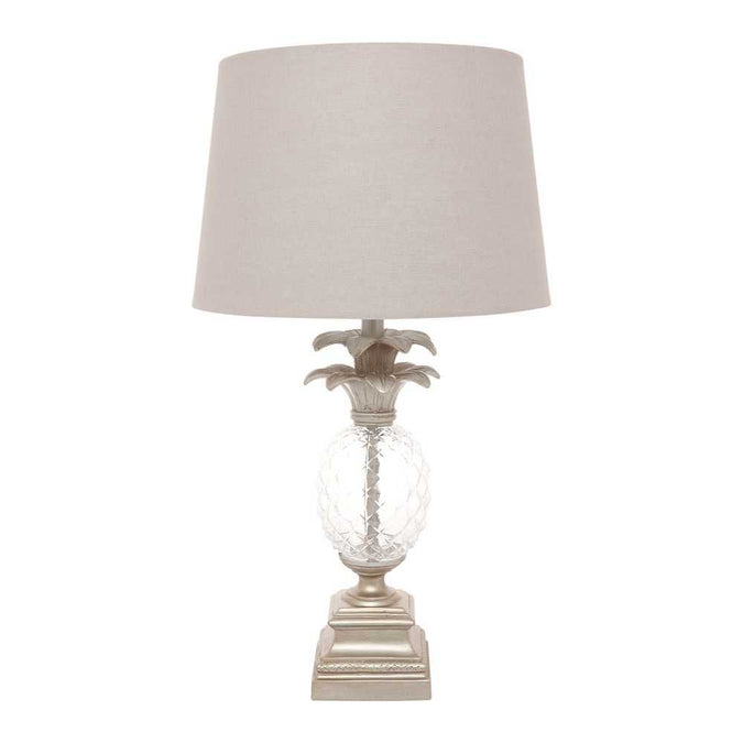 Langley Table Lamp - Antique Silver - - Eleganté