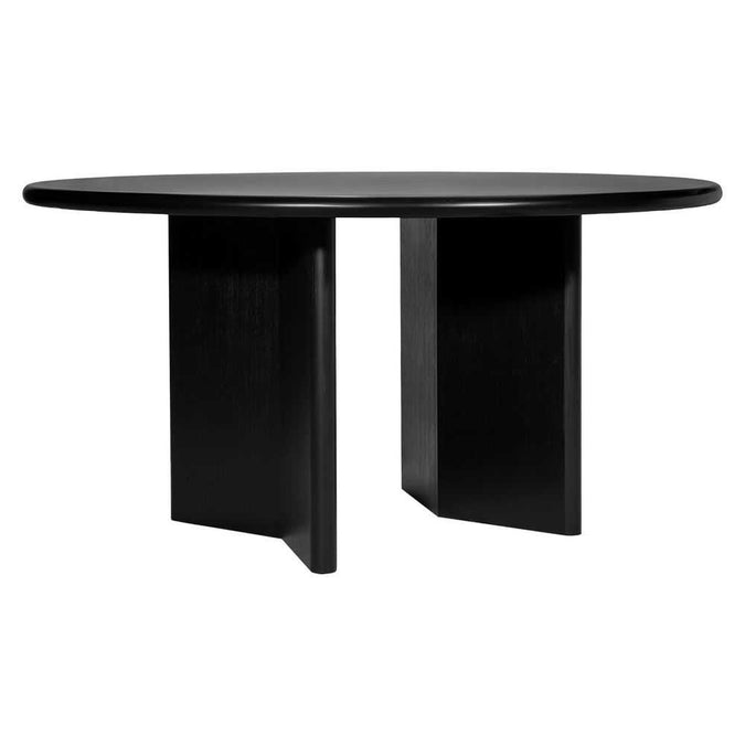 Montauk Round Dining Table - 1.5m Black - - Eleganté