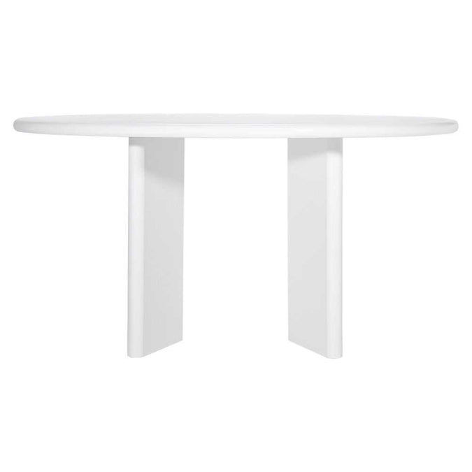 Montauk Round Dining Table - 1.5m White - - Eleganté