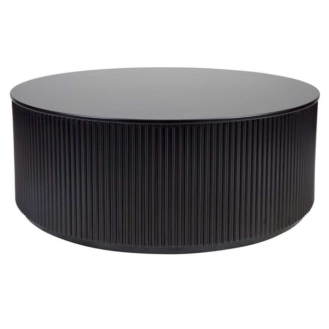 Nomad Round Coffee Table - Black - - Eleganté