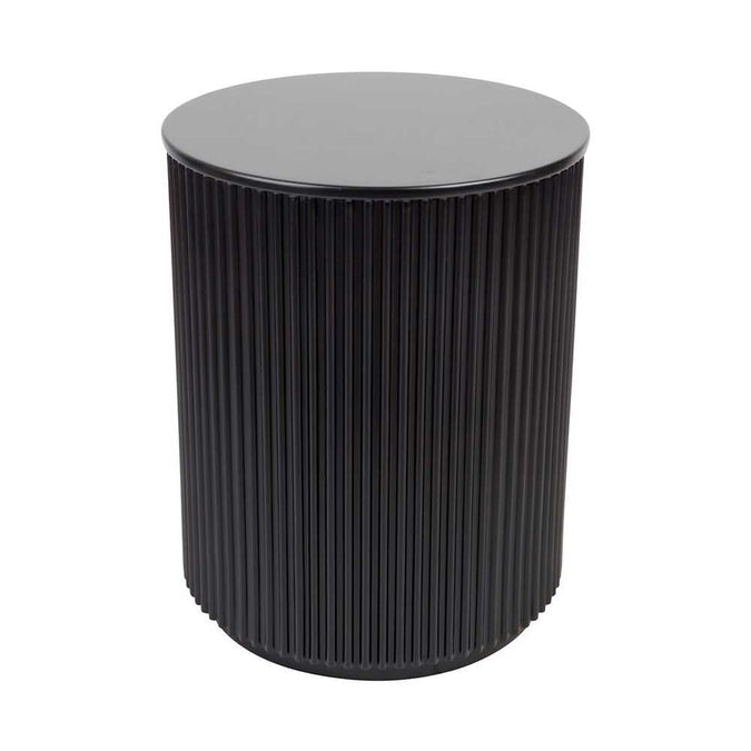 Nomad Round Side Table - Black - - Eleganté