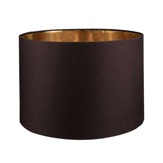 Paola Table Drum Shade - Black - - Eleganté