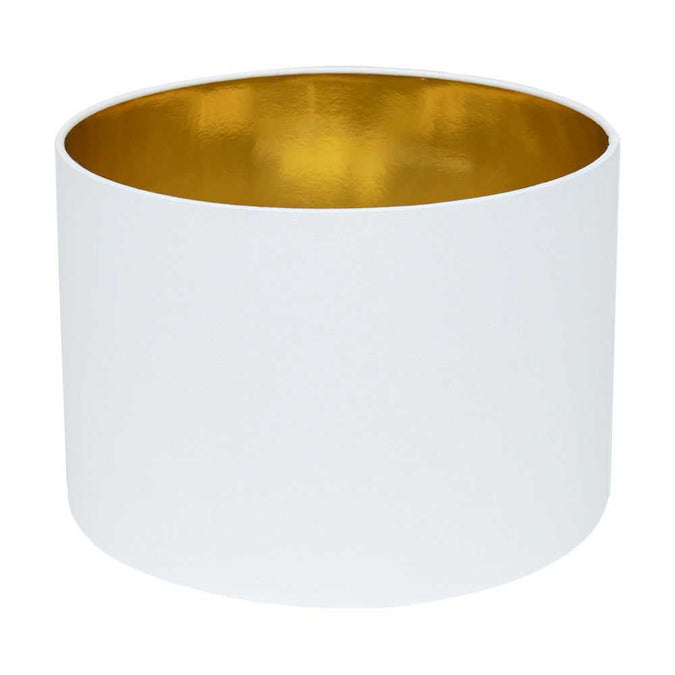 Paola Table Drum Shade - White - - Eleganté