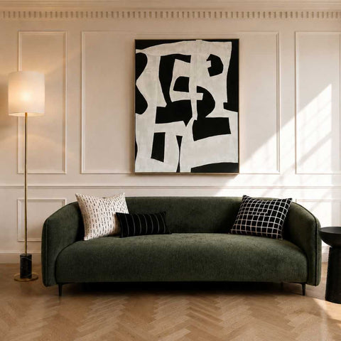 Tampa 3 Seater Sofa - Emerald - Tampa 3 Seater Sofa - Emerald - Eleganté