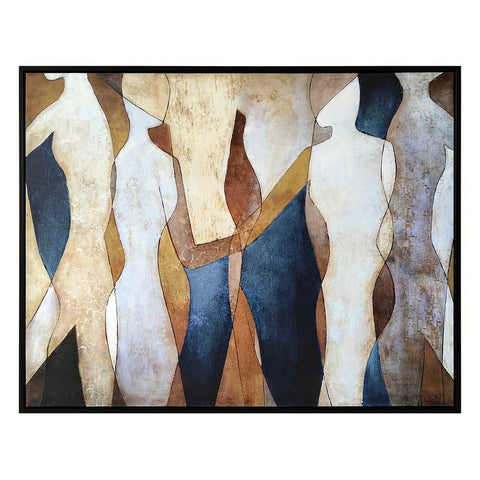 Abstract Figures 145x115cm Enhanced Canvas Print - Canvas Paintings, Oils, Prints, Wall Art - Eleganté