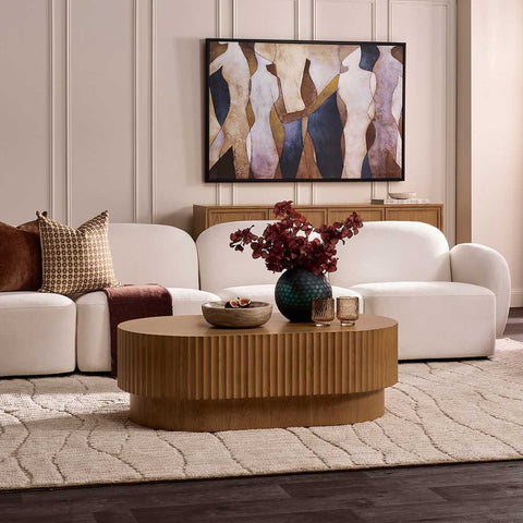 Abstract Figures 145x115cm Enhanced Canvas Print - Canvas Paintings, Oils, Prints, Wall Art - Eleganté