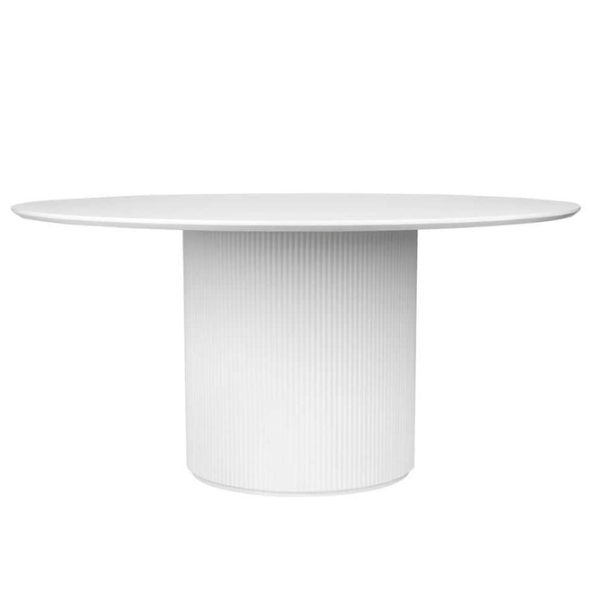 Arlo Round Dining Table - 1.5m White - - Eleganté