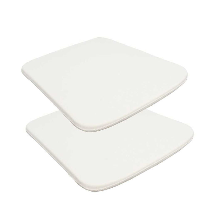 Astrid Seat Pad Set of 2 - White Linen - - Eleganté