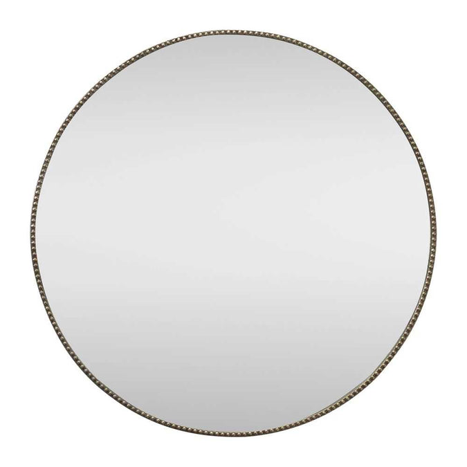 Vera Round Mirror - Antique Silver - - Eleganté