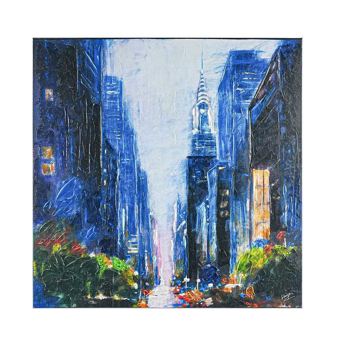 City Nights Enhanced Canvas Print - - Eleganté