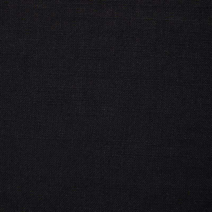 Classic Upholstery Swatch - Black Linen